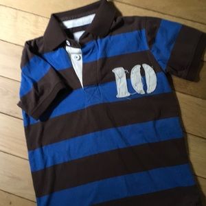 Mini Boden boys short sleeved rugby shirt size 7/8
